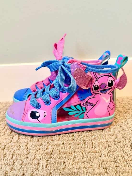 Disney Other - MADMIA Disney Stitch Angel Shoes 29 + Matching 3D Knee High Socks Set